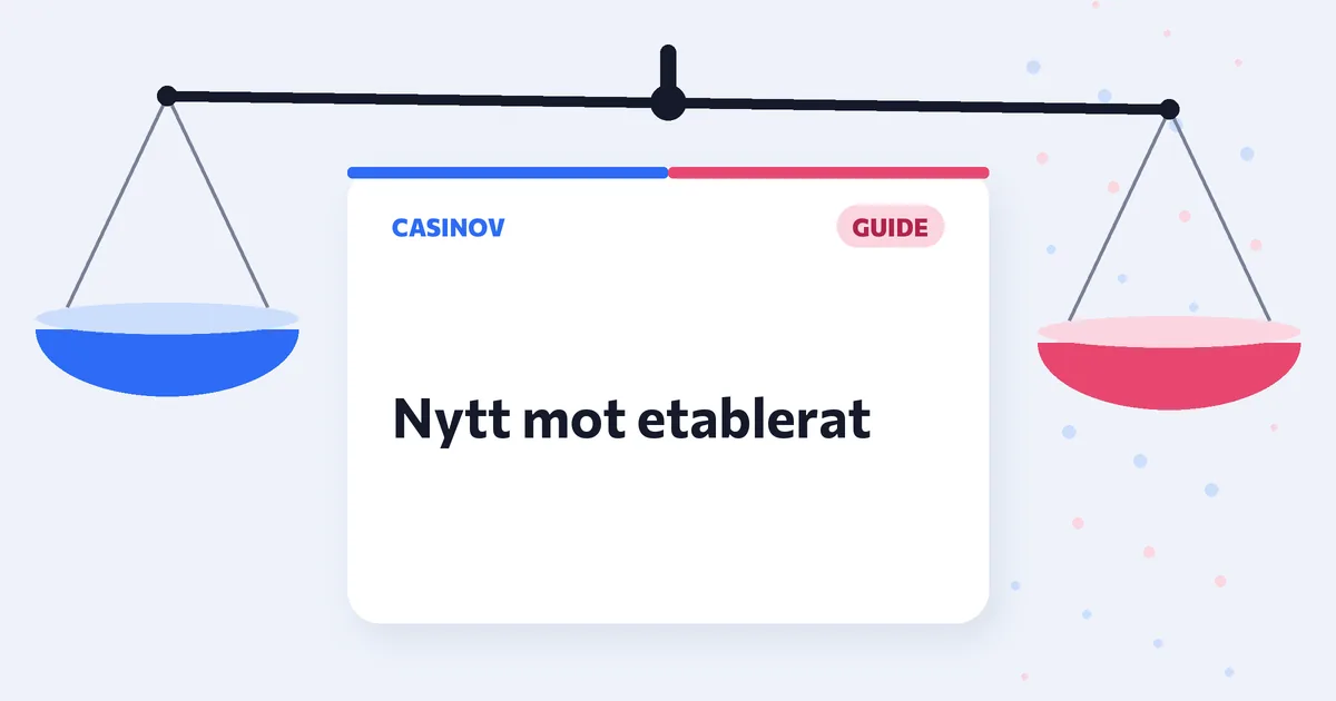 Nya casinon mot etablerade: vad skiljer dem åt i praktiken?