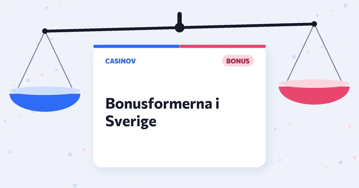 Casinobonusar i Sverige: bonusformerna som finns kvar och hur du jämför dem