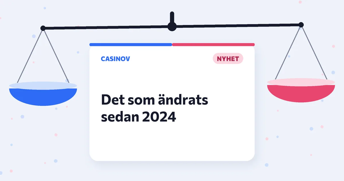 Casinotrender: det här har ändrats för svenska spelare sedan 2024