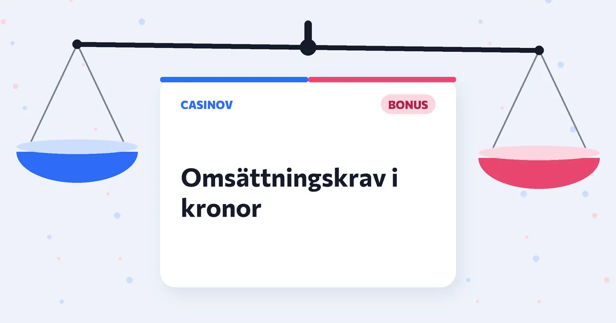 Omsättningskrav: så räknar du vad bonusen kräver i kronor